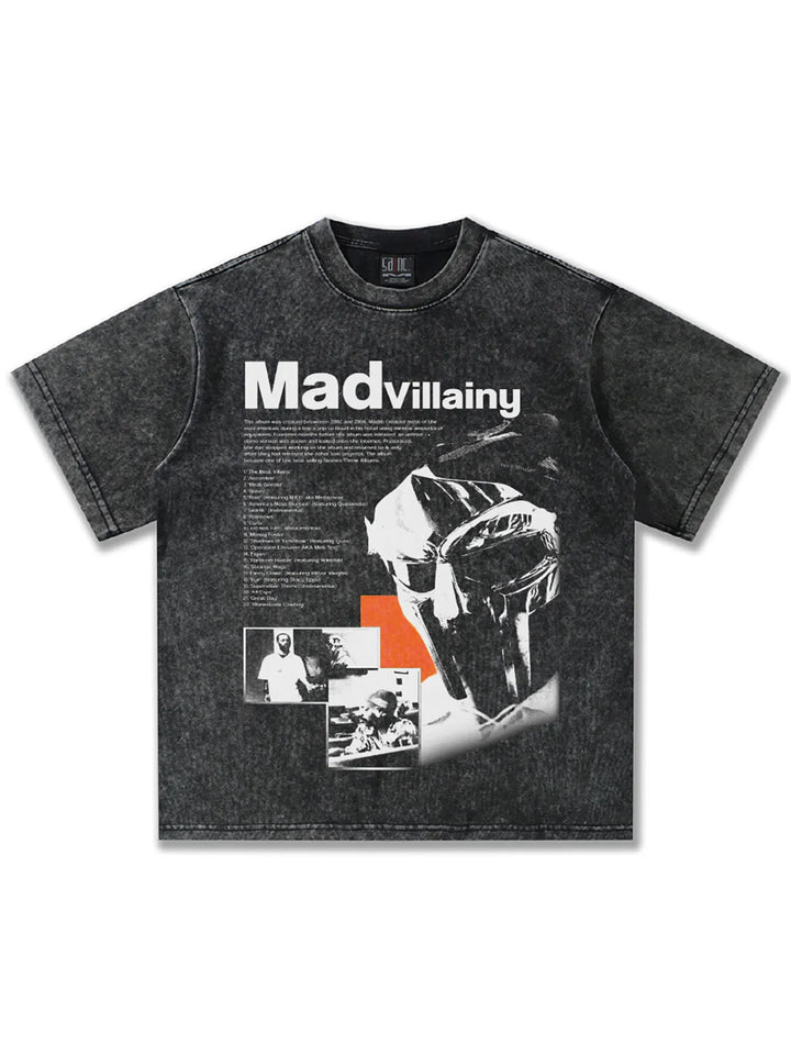 Men's Graphic Round Neck Short Sleeve T-Shirt