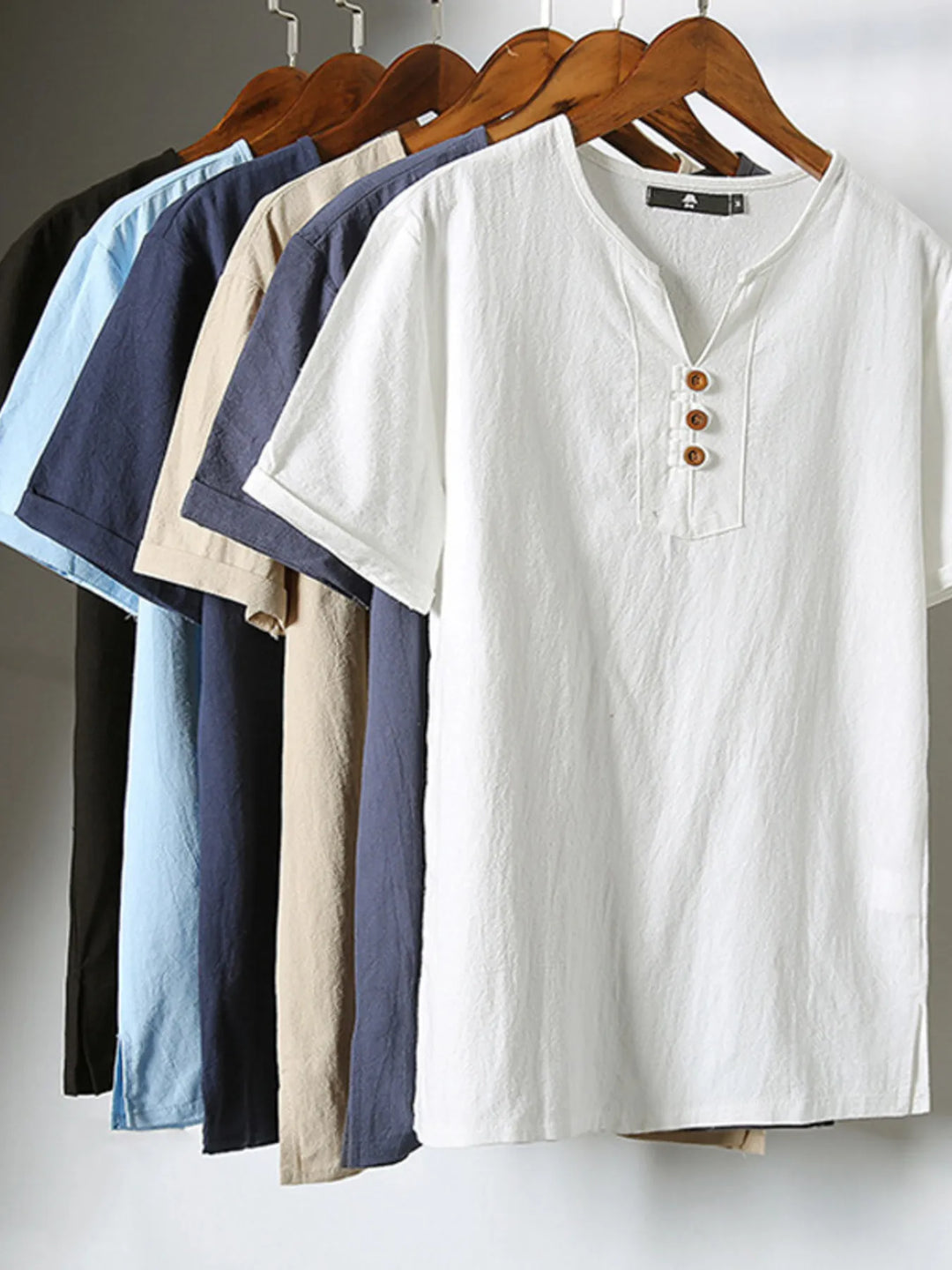 Men's Plus Size Casual Short Sleeve Shirt