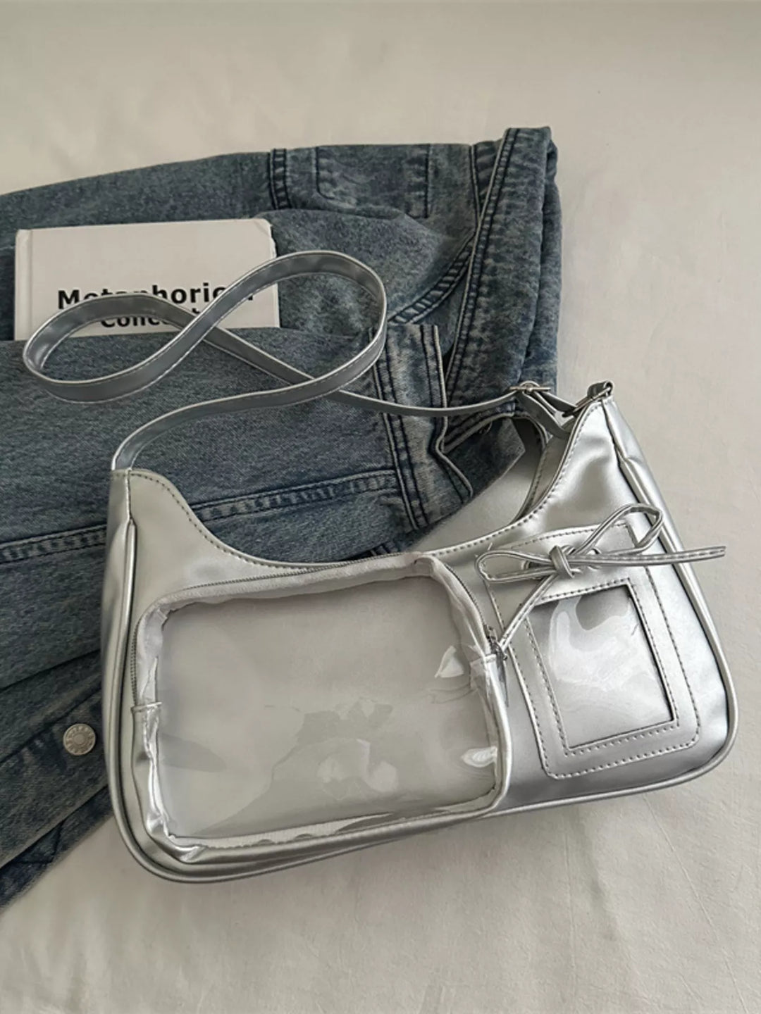 Clear Pocket Crossbody Bag