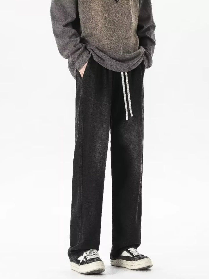 Men's Full Size Gradient Wash Loose Fit Jeans Plus Size