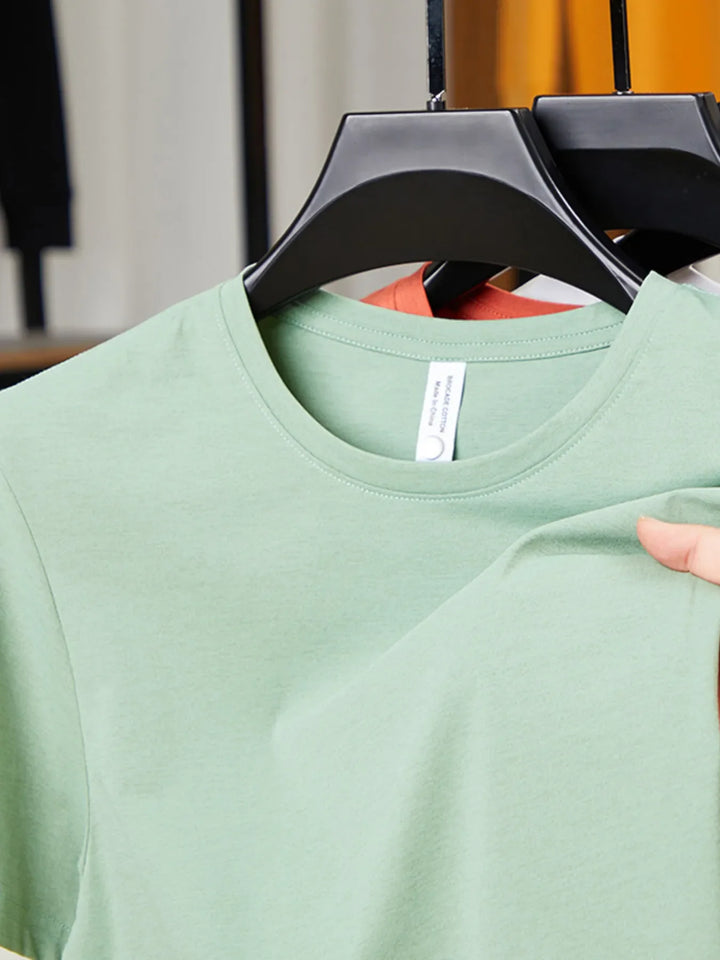 Men's Plus Size Round Neck Short Sleeve T-Shirt