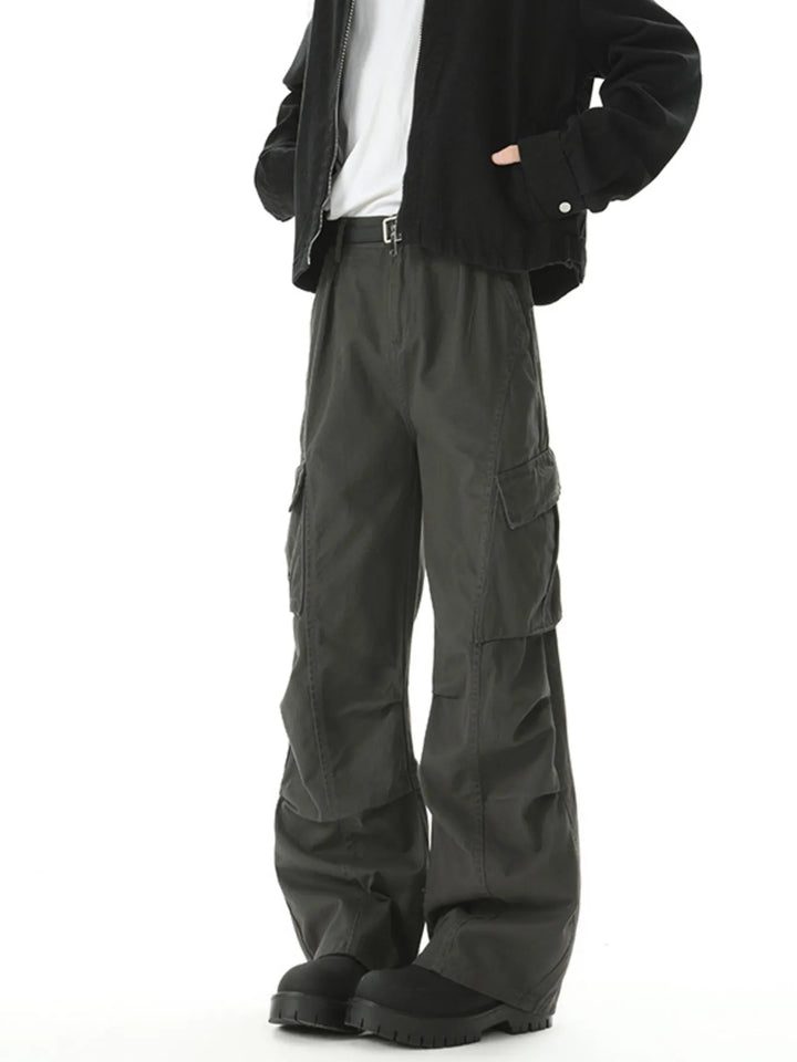 Men's Loose Fit Cargo Pants with Pockets