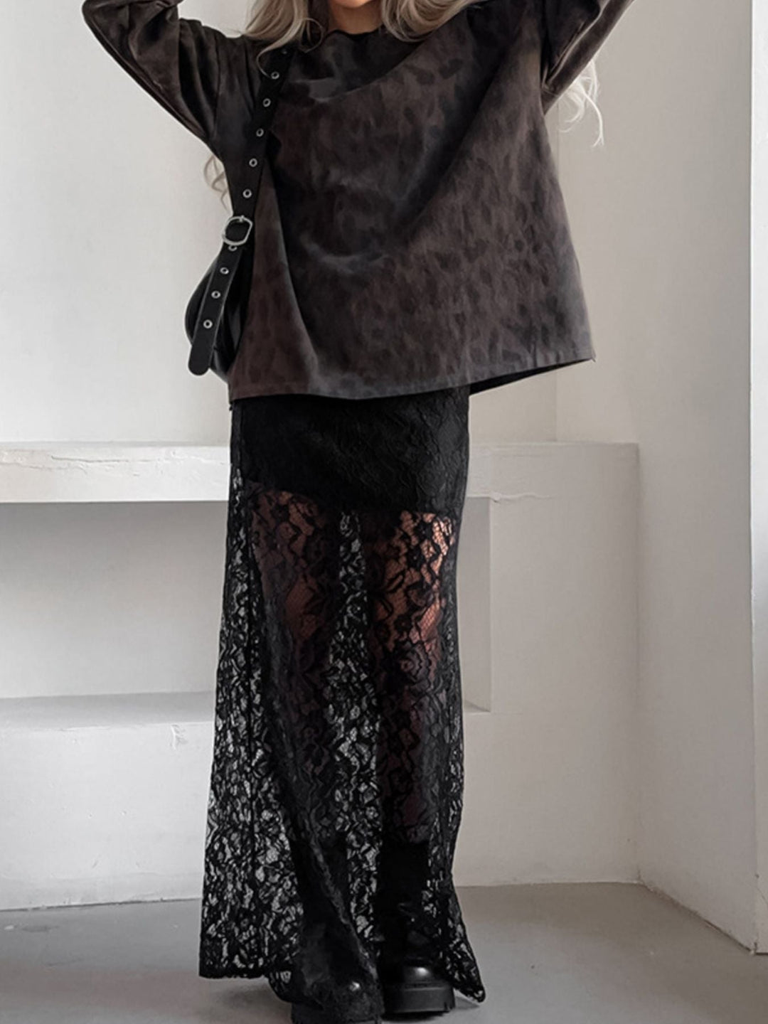 Lace Maxi Skirt