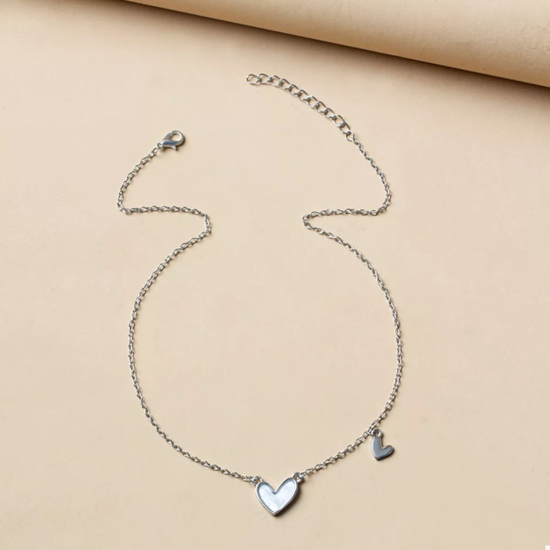 Alloy Heart Pendant Necklace