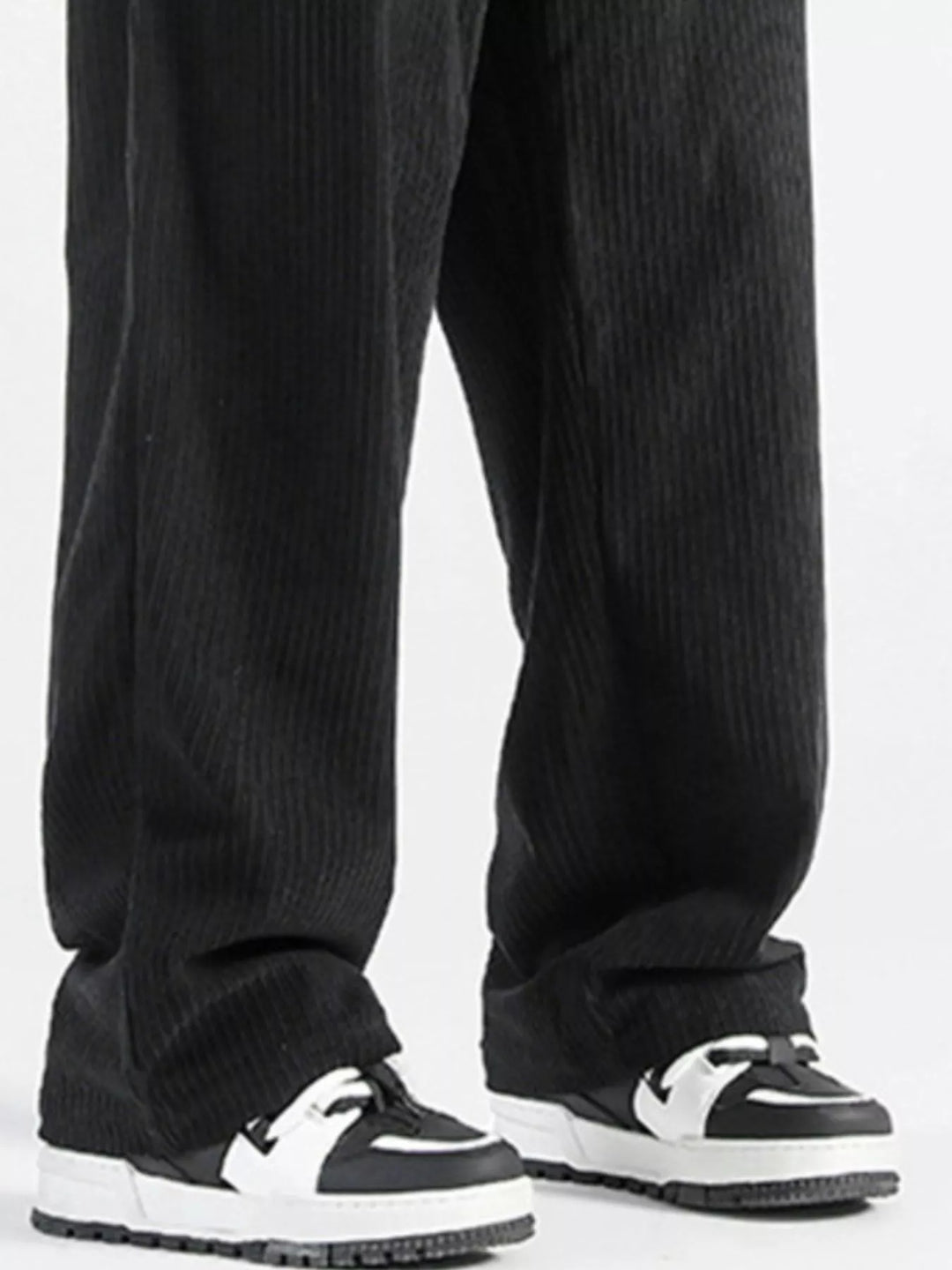 Men's Plus Size Casual Drawstring Wide Leg Pants
