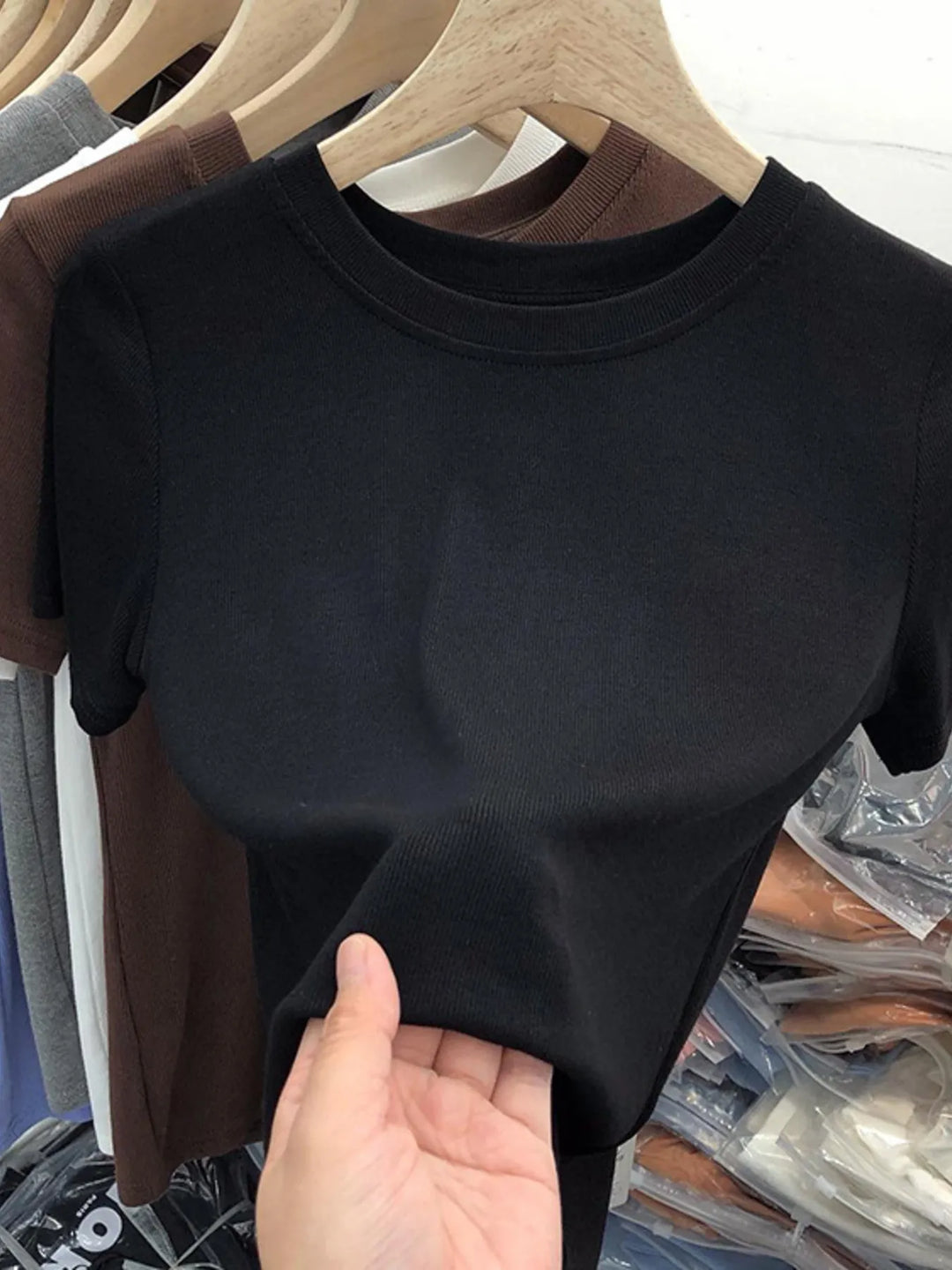 Crew Neck Short Sleeve T-Shirt