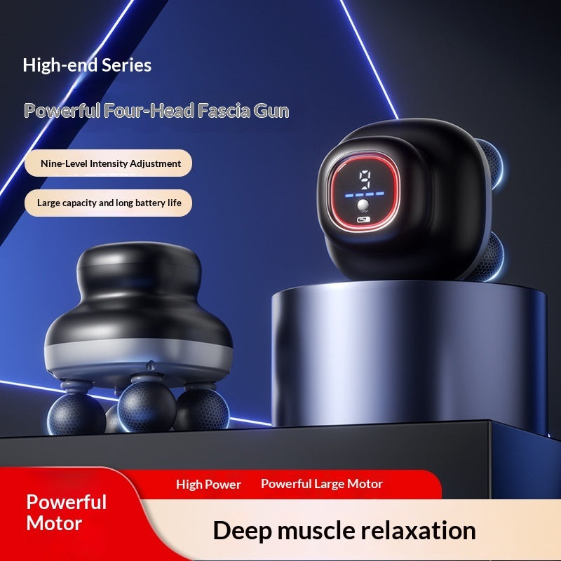 Powerful Quad Fascia Gun Electric Massager