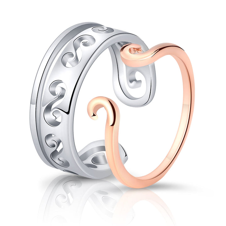 Moissanite Engagement Couple Couple Rings