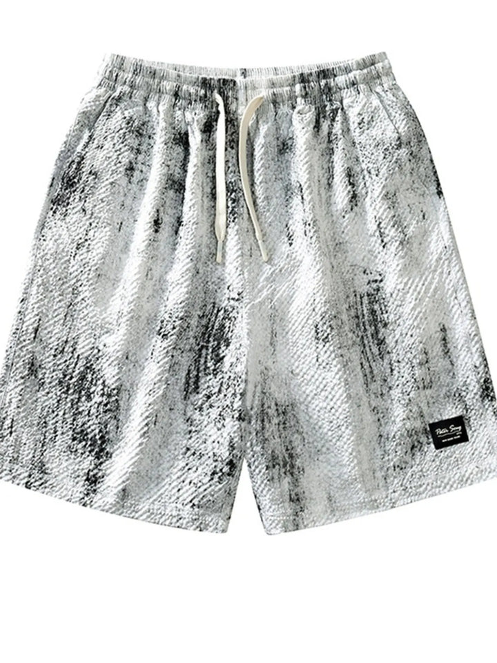 Men's Plus Size Drawstring Shorts with Pockets