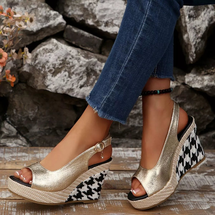 Open Toe Wedge Sandals