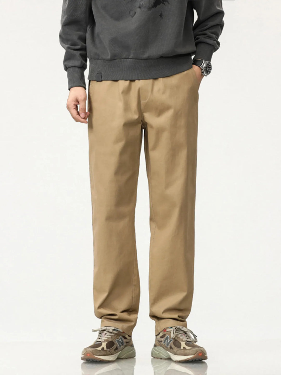 Men's Plus Size Relaxed Fit Casual Pants