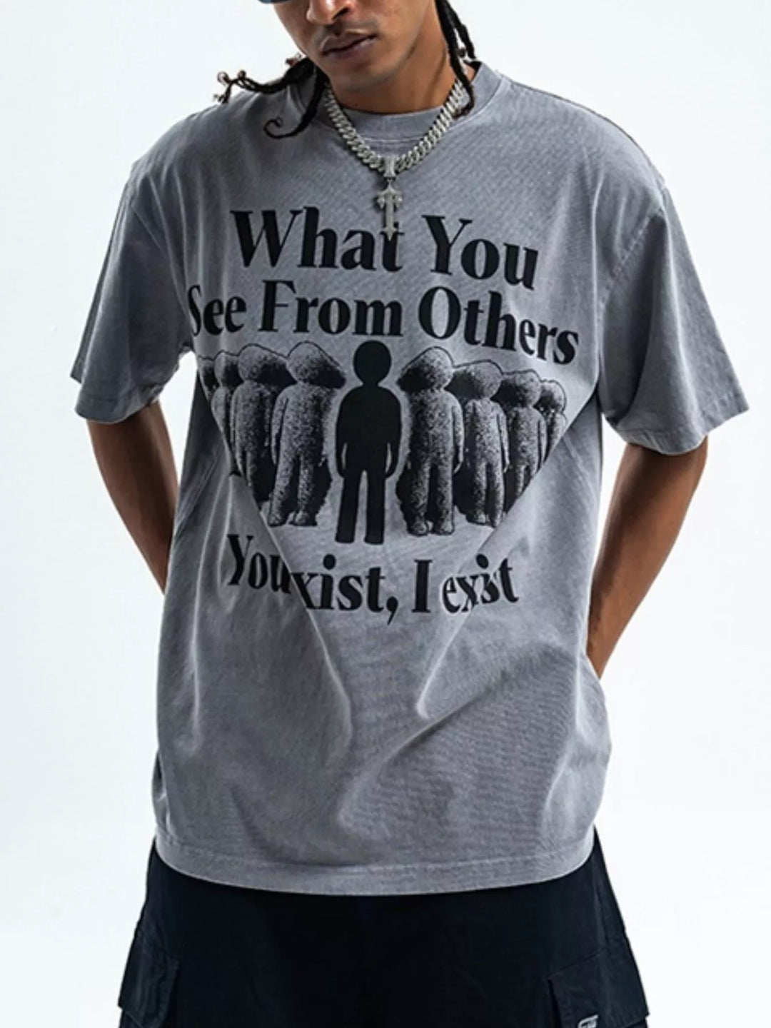 Men's Graphic Round Neck Half Sleeve T-Shirt