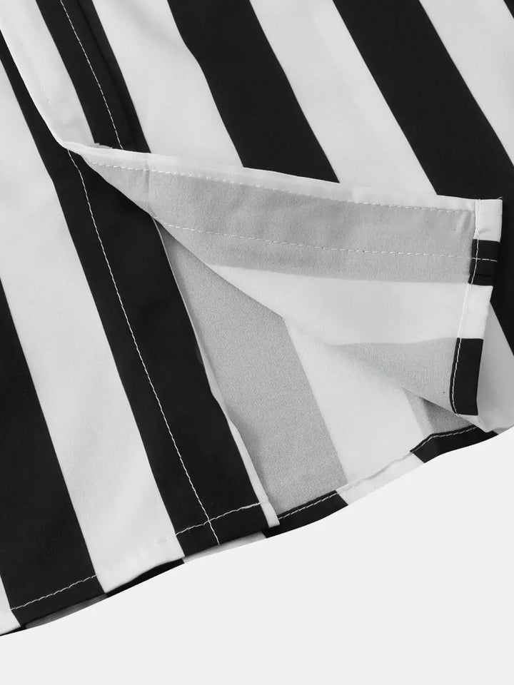 Men's Striped Button Down Shirt
