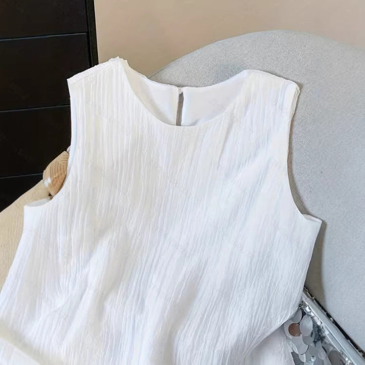 New Stylish Minimalist Sleeveless Loose Vest For Summer Workwear