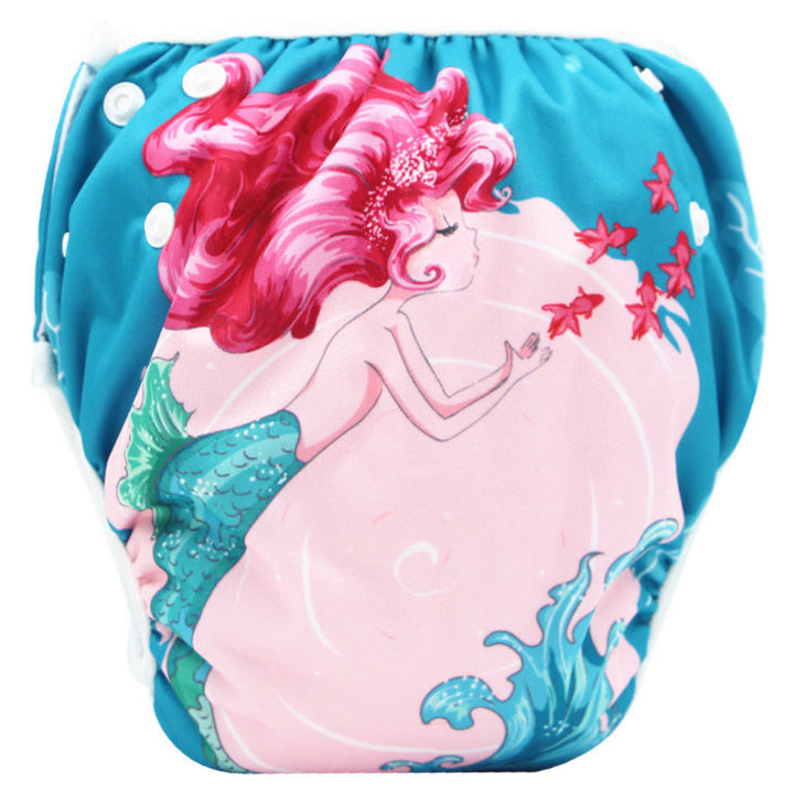 Children cartoon swimming trunks