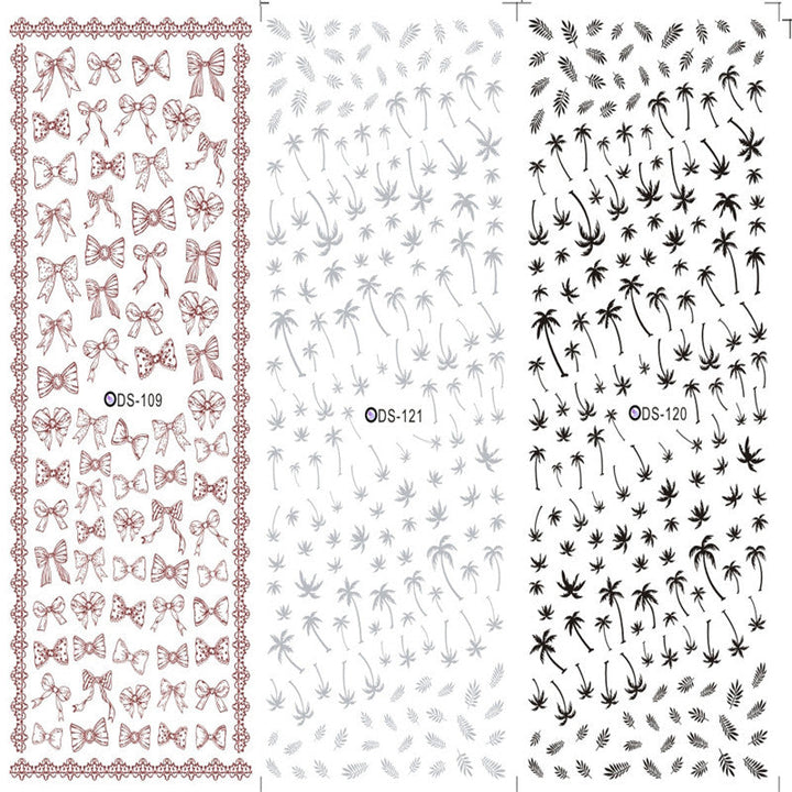 Watermark sticker decal nail sticker