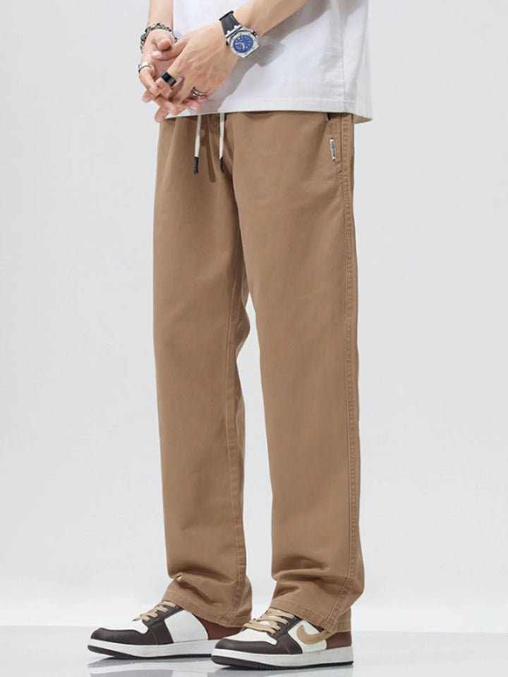 Men's Full Size Wide Leg Casual Pants Plus Size