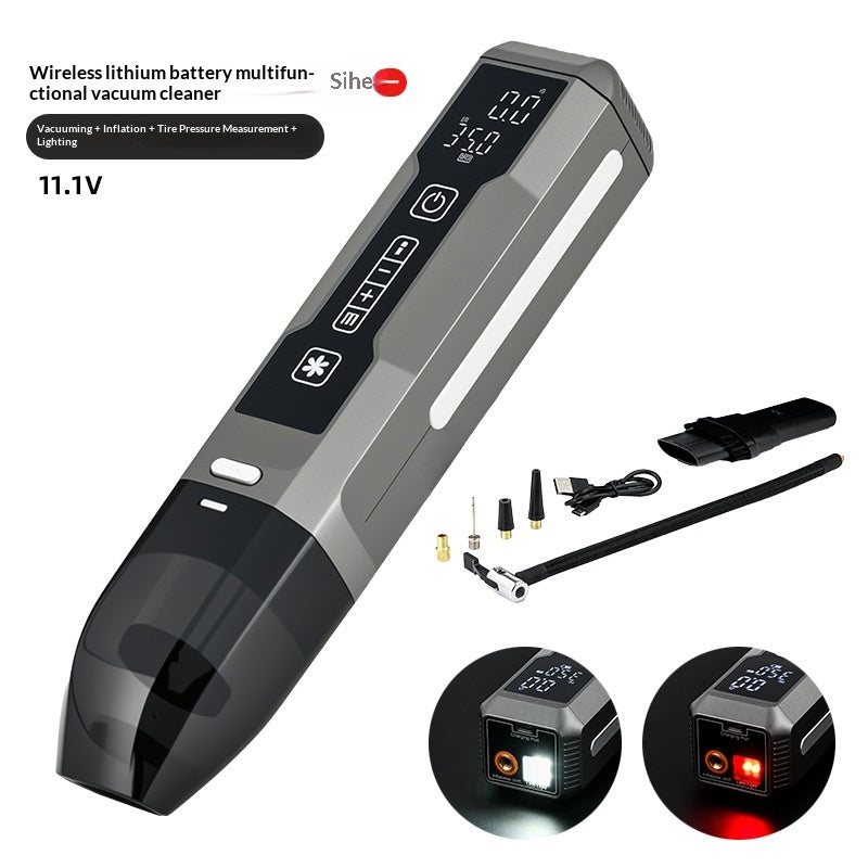 Multifunctional Cordless Car  Starter & Tire Inflator Vacuum Cleaner, High Power For Vehicles