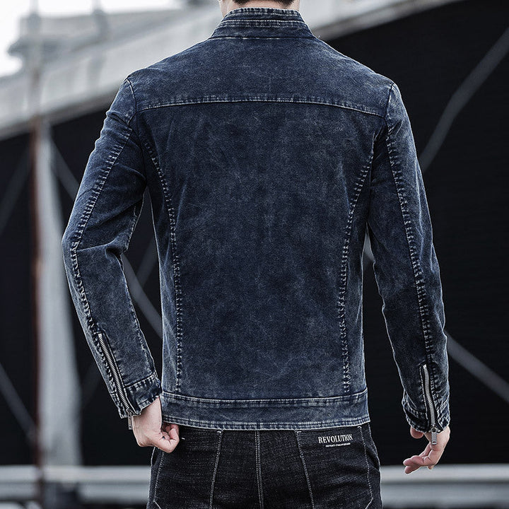 Corduroy Retro Denim Jacket For Men FallWinter