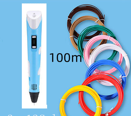 3D print pen 3D pen two generation graffiti 3D stereoscopic paintbrush children puzzle painting toys