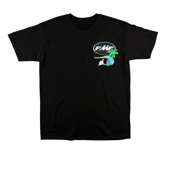 Day Glo FMF Racing 2-Sided Tee - Fluorescent Graphic Shirt, Biker & Truck Fan Apparel