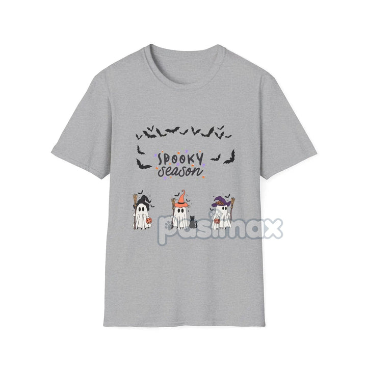 Spooky Boo Ghost T-Shirt - Cute Halloween Ghost Tee, Simple Spooky Apparel