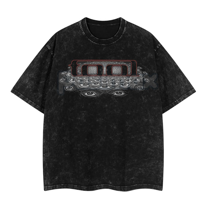 Tool Band 'Convex Spectre' Retro Unisex Acid Washed T-Shirt – Vintage Rock Band Graphic Tee