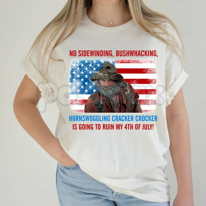 USA 250th Anniversary Western Quote T-Shirt – Classic Movie Tribute 4th of July Tee, Premium 100% Cotton Semiquincentennial Top, Vintage Heritage Patriotic Apparel, Made in USA