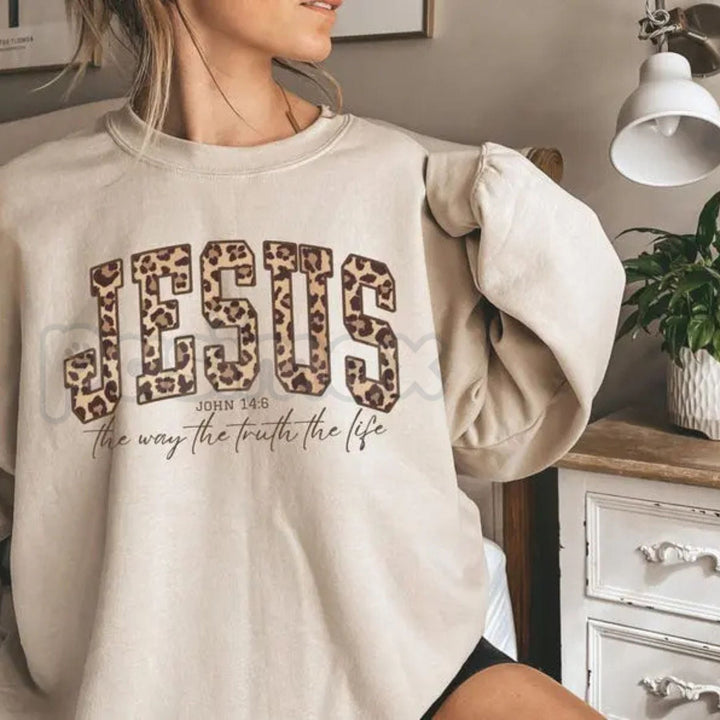 Christian Jesus Sweatshirt – Walk by Faith Religious Crewneck