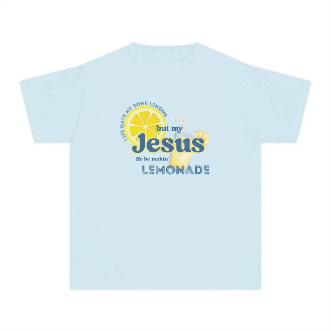 Inspirational Christian Shirt – Lemonade Faith Tee, "Life Gave Me Lemons but Jesus Makes Lemonade" Shirt, Cute Religious Gift, Bible Verse Top