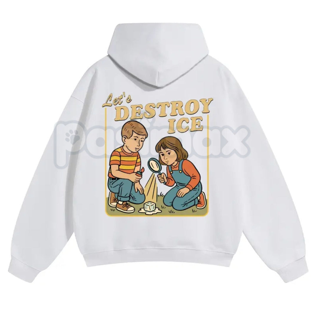 Let’s Destroy ICE Hoodie – Satirical Political Graphic Streetwear, Edgy Activist Pullover, Bold Statement Graphic Sweatshirt