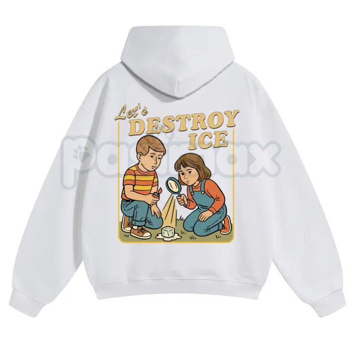 Let’s Destroy ICE Hoodie – Satirical Political Graphic Streetwear, Edgy Activist Pullover, Bold Statement Graphic Sweatshirt