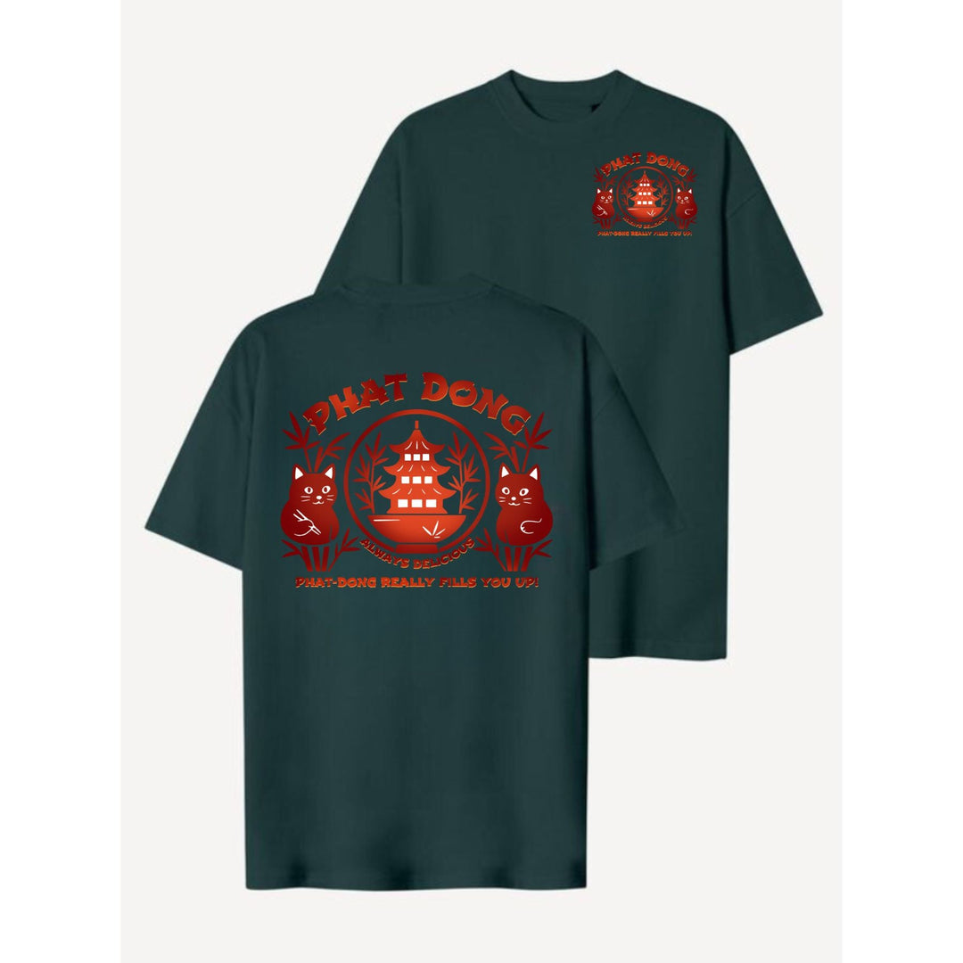 "Phat-Dong: Always Delicious" T-Shirt - Men's Funny Graphic Tee, Bold Statement Apparel