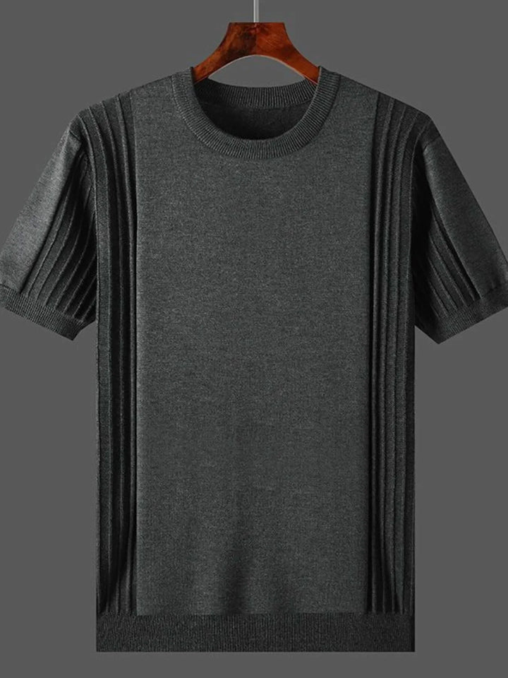 Men's Plus Size Round Neck Short Sleeve T-Shirt