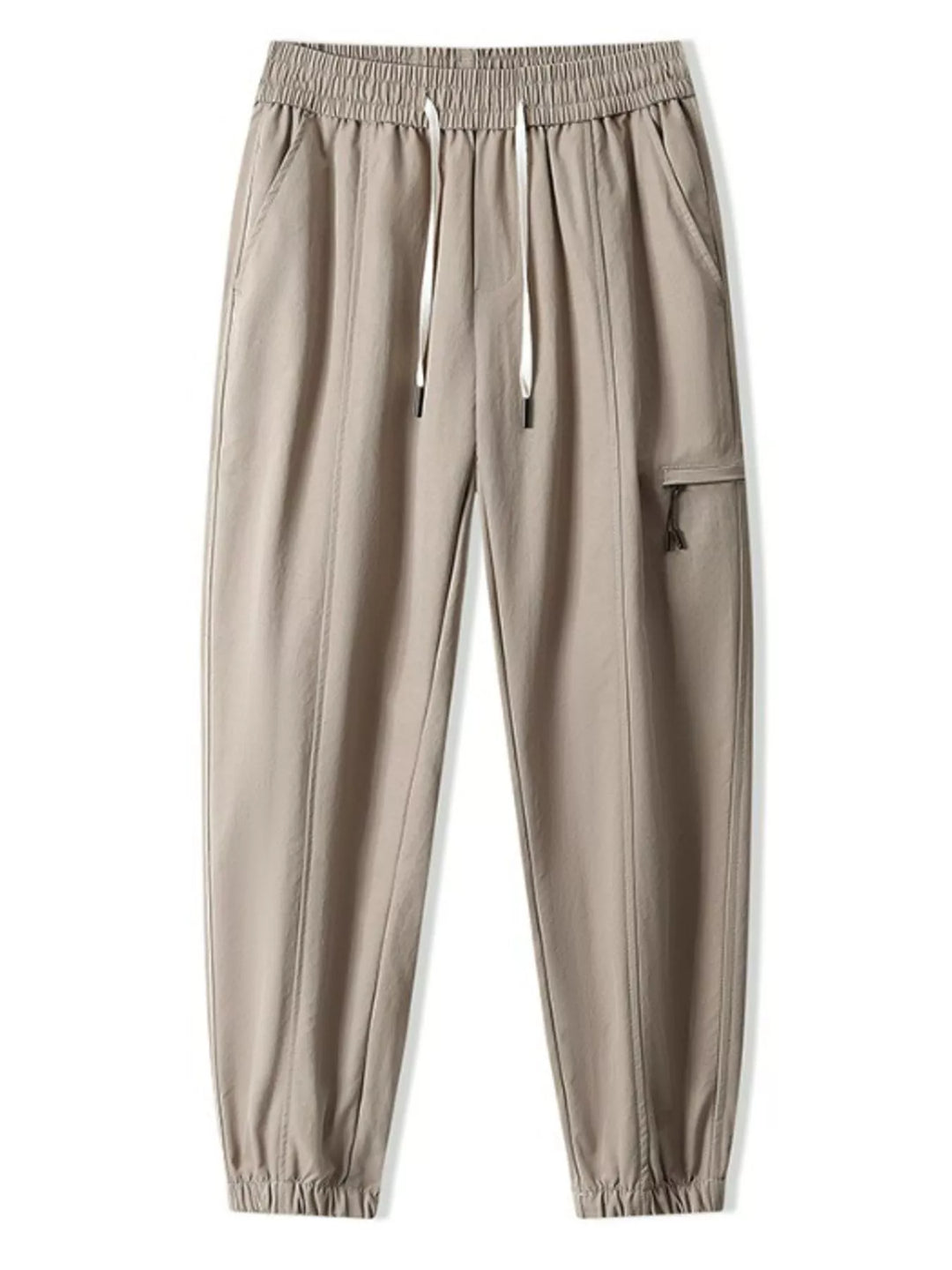 Men's Plus Size Drawstring Wide Leg Joggers