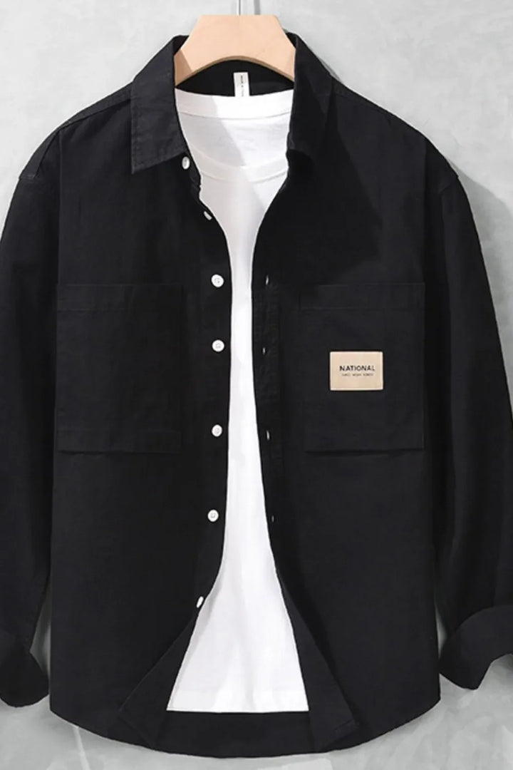 Men's Long Sleeve Button-Up Shirt