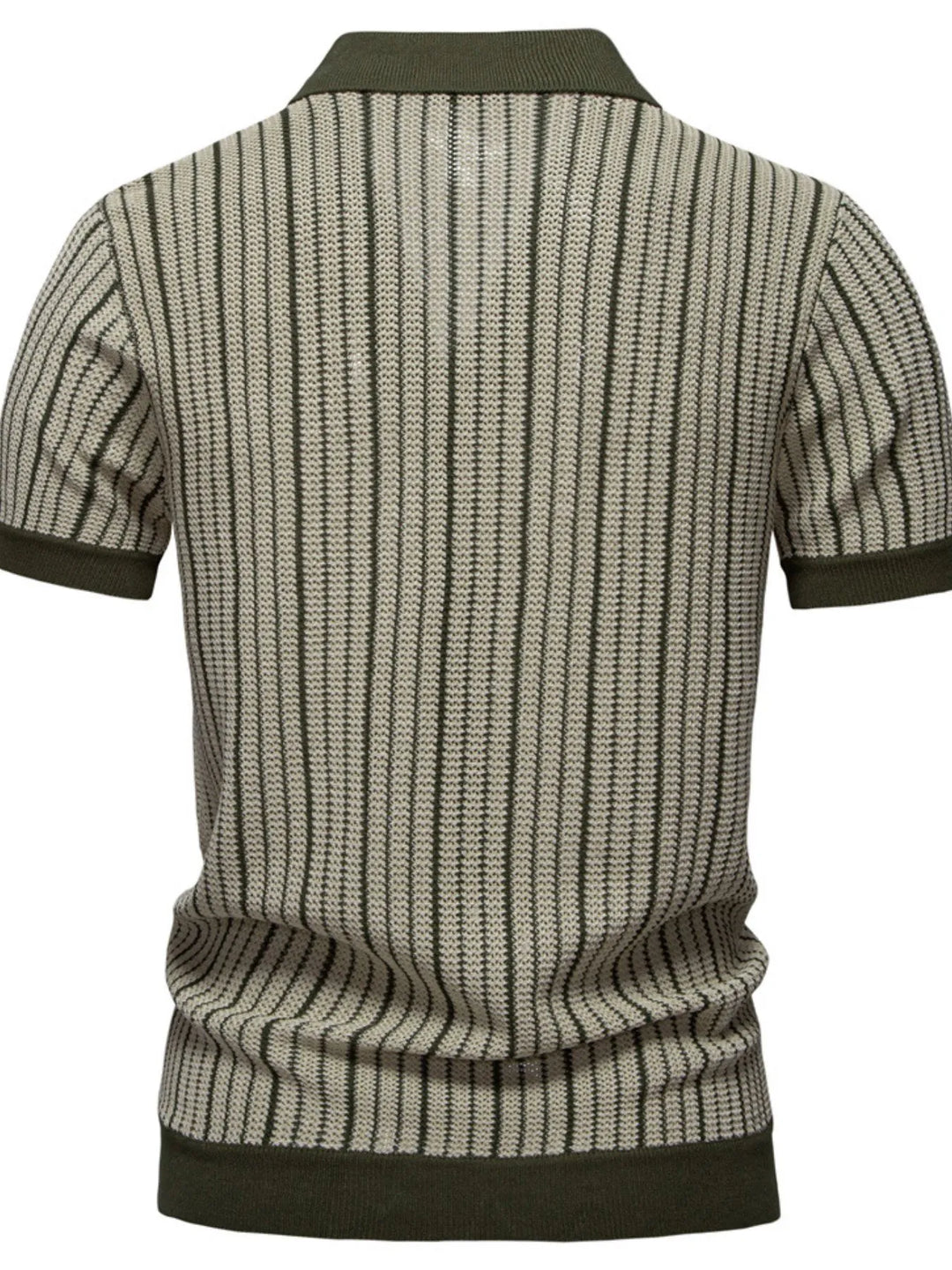 Men's Stripe Button Down Cardigan