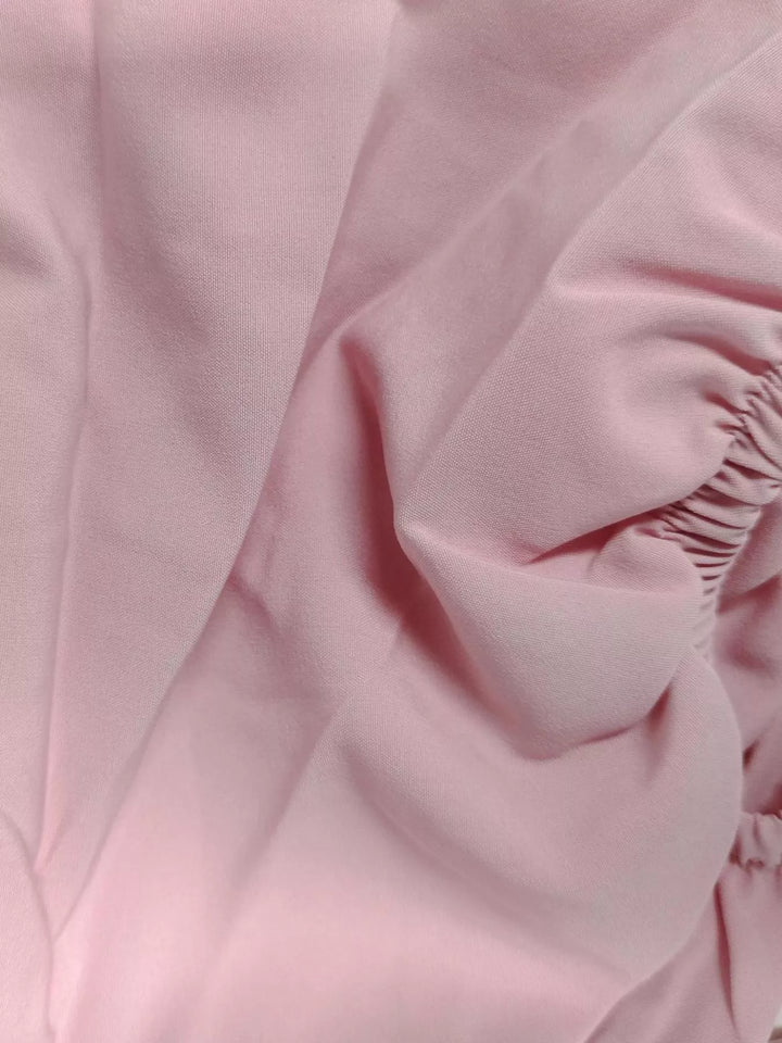 Puff Sleeve Tie Front Slit Midi Dress