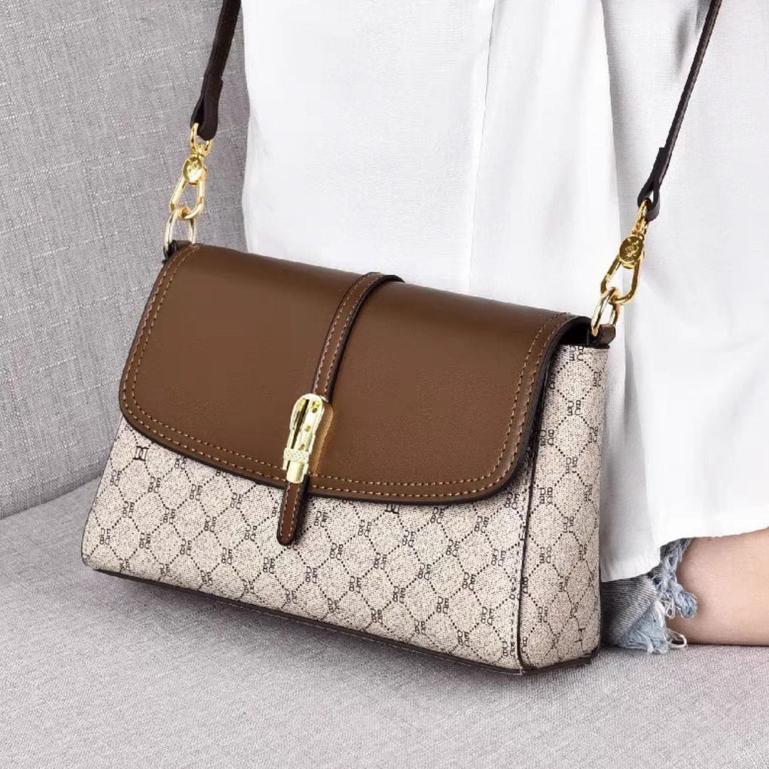 Adjustable Strap Flap Crossbody Bag