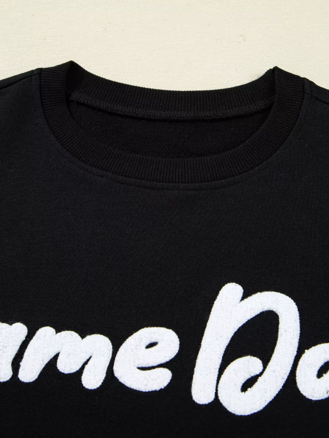 Chenille Game Day Drop Shoulder Sweatshirt