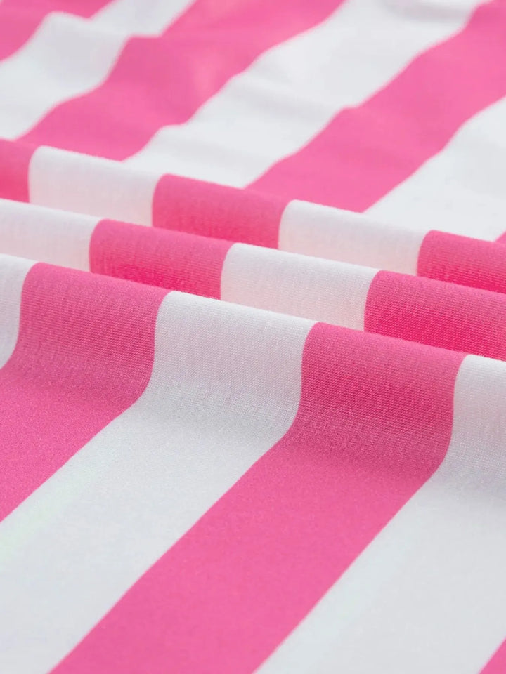 Striped Oversized Short Sleeve T-Shirt