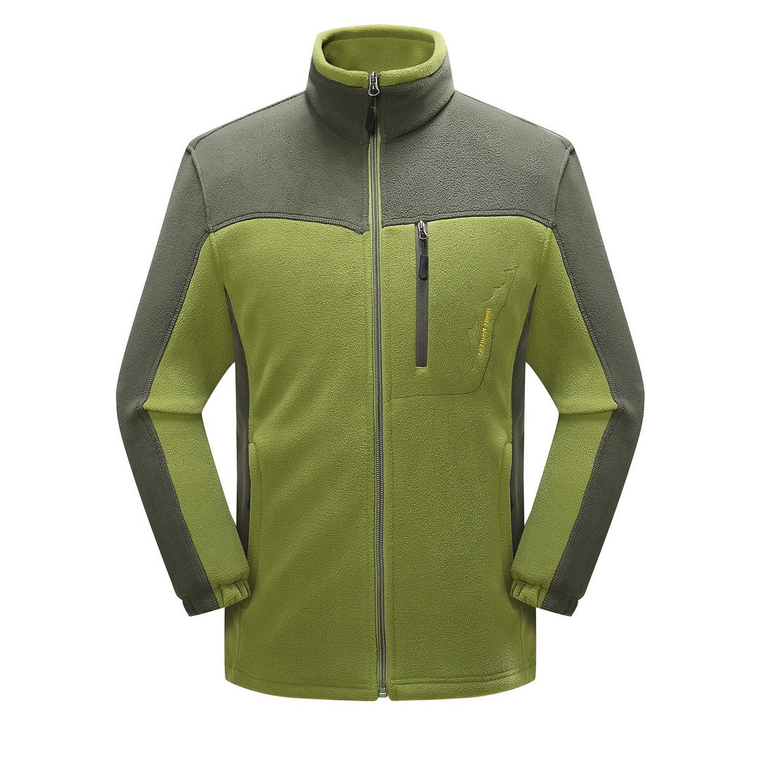 Cross-border Sources Of New Polar Fleece Warm Fleece Couple Cardigan Contrast