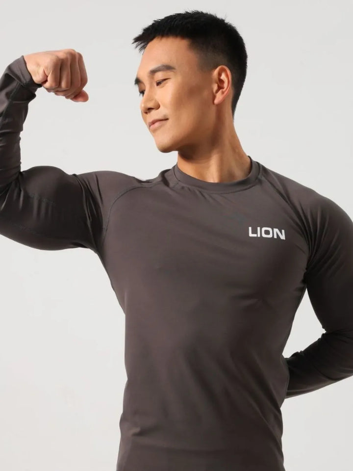 Men's Round Neck Long Sleeve T-Shirt