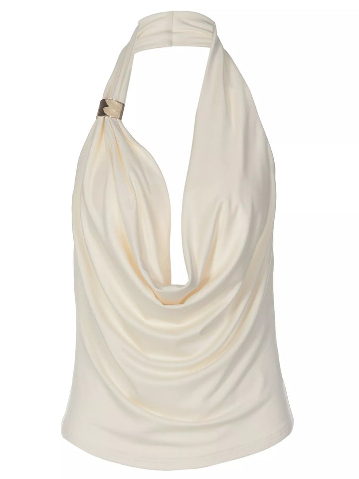Halter Neck Ruched Tank