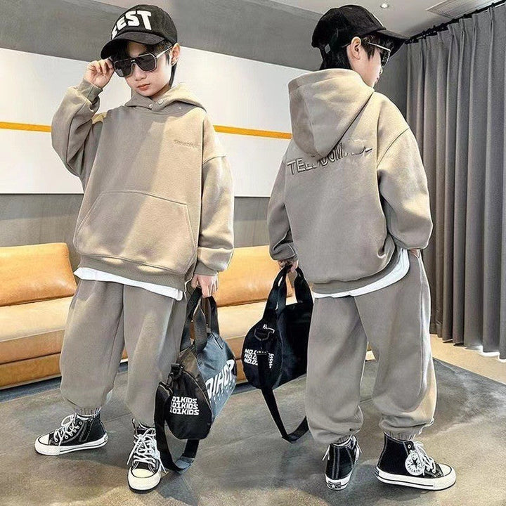 Polyester Children's Loose-fitting Plus Size Pullover