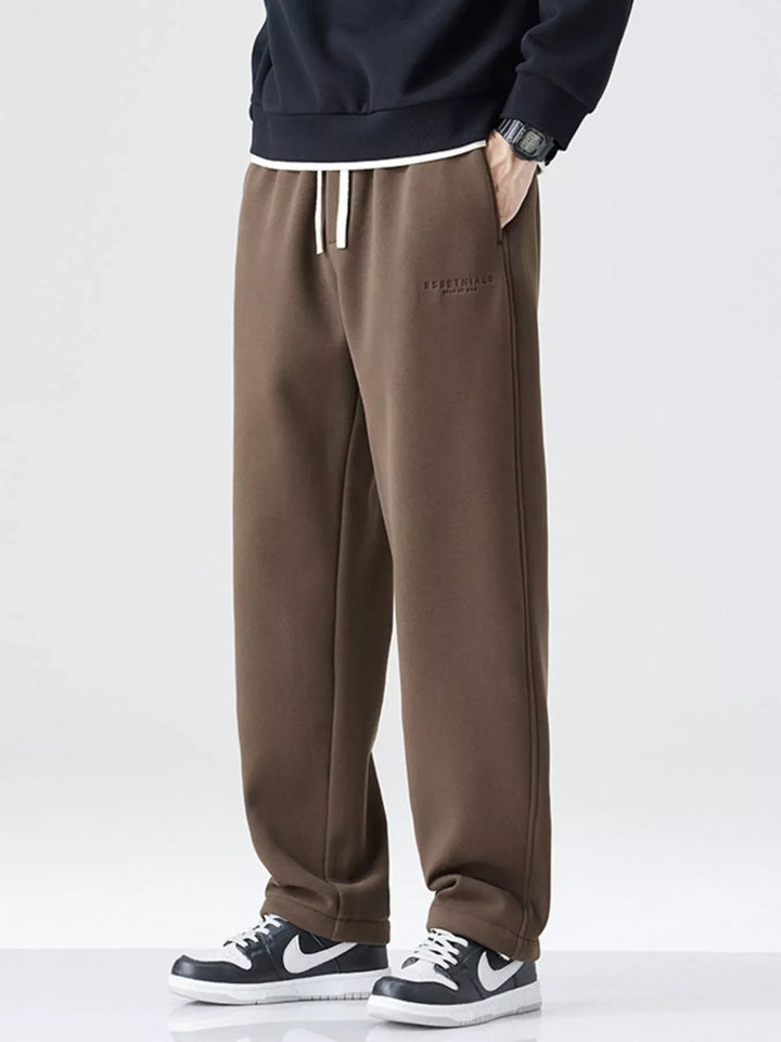 Men's Plus Size Wide Leg Pants