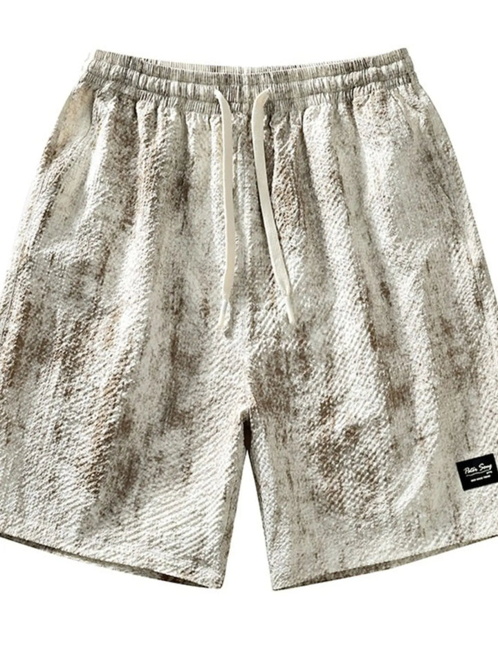 Men's Plus Size Drawstring Shorts with Pockets