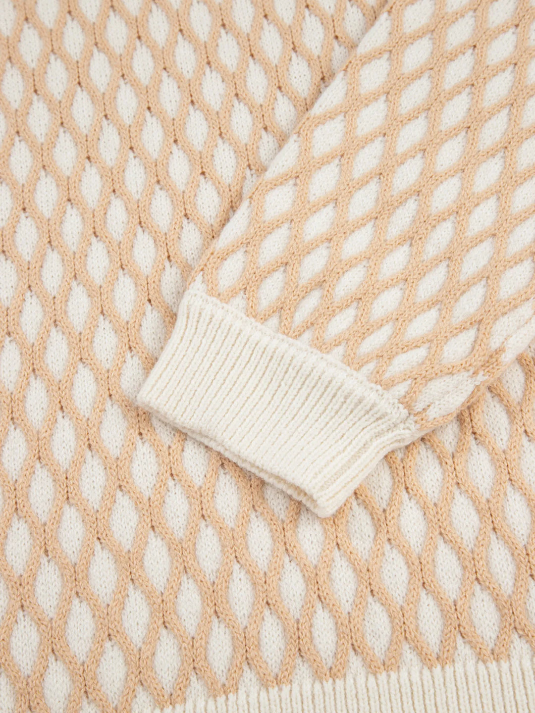 Textured Knit Mock Neck Sweater