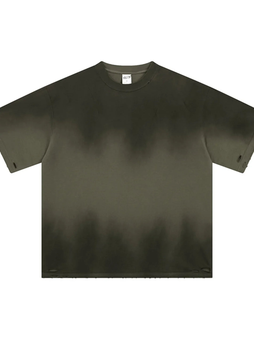 Men's Gradient Round Neck Oversized T-Shirt