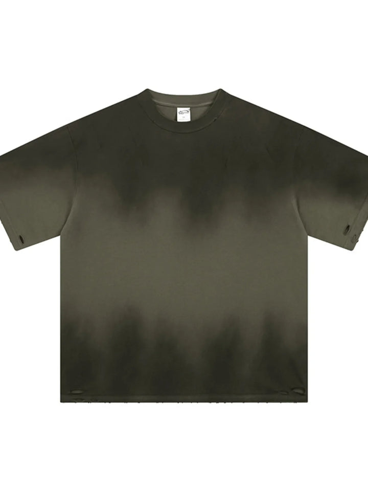 Men's Gradient Round Neck Oversized T-Shirt